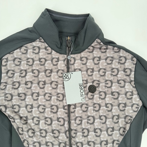 G FORE G4 Performer Golf Jacket Mens Size Medium Onyx Hybird Water Resistant NWT - Picture 2 of 9